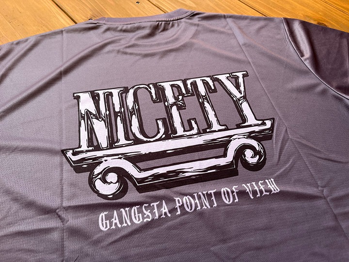 NICETY Φξ dry fit Tshirt (point of view) gray