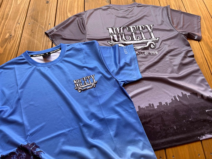 NICETY Φξ dry fit Tshirt (point of view) gray