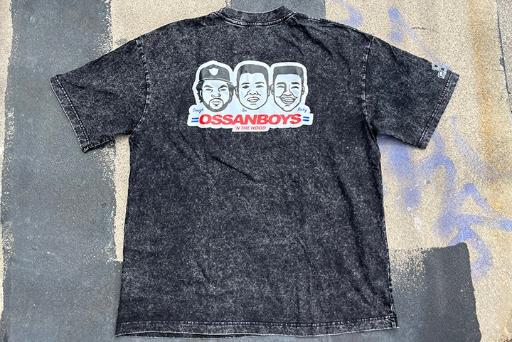 OSSANTHEHOOD Tshirt (ossanboys) / black washed