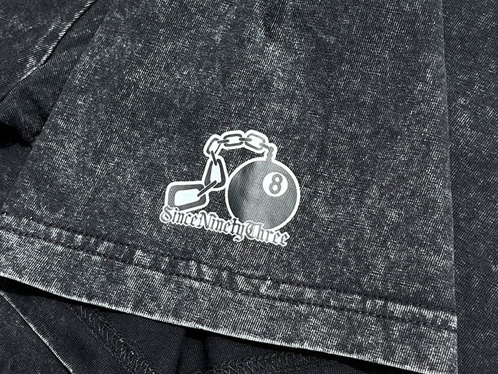 OSSANTHEHOOD Tshirt (ossanboys) / black washed