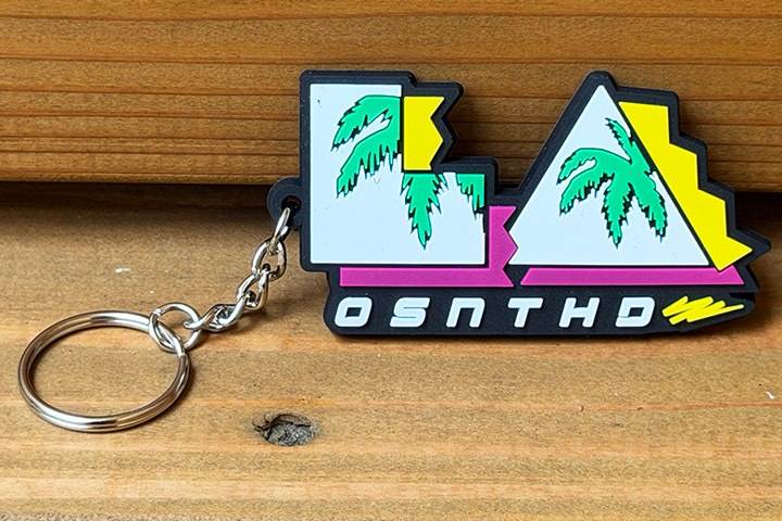 OSSANTHEHOOD pvc keychain (LA)