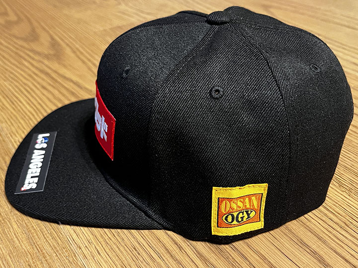 OSSANTHEHOOD snapback cap (box) / black