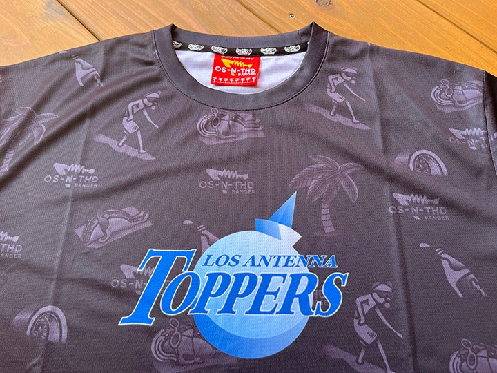 OSSANTHEHOOD Φξ dry fit Tshirt (bobble head game) black