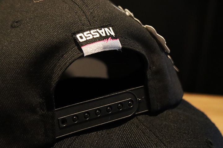 OSSANTHEHOOD snapback cap (wire) / black