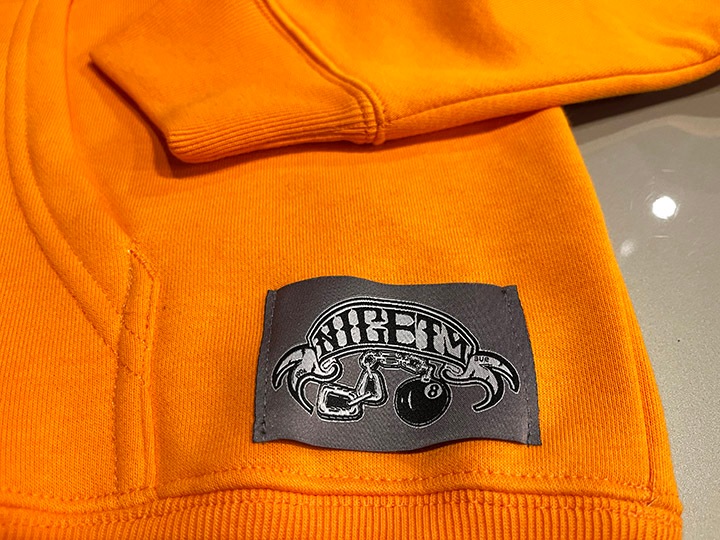 OSSANTHEHOOD pullover hood (neon) / orange