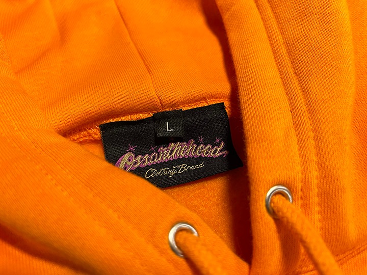 OSSANTHEHOOD pullover hood (neon) / orange