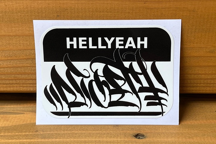 NICETY vinyl sticker (hellyeah)