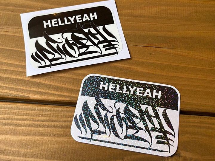 NICETY vinyl sticker (hellyeah)