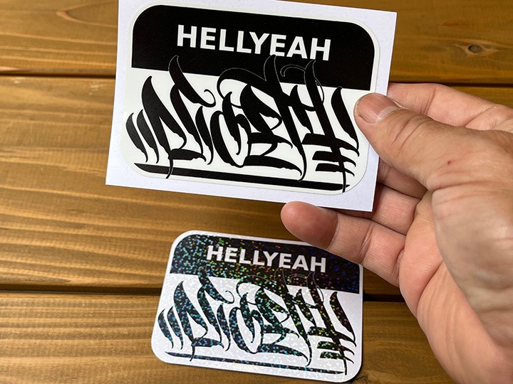 NICETY vinyl sticker (hellyeah)