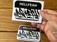 NICETY vinyl sticker (hellyeah)