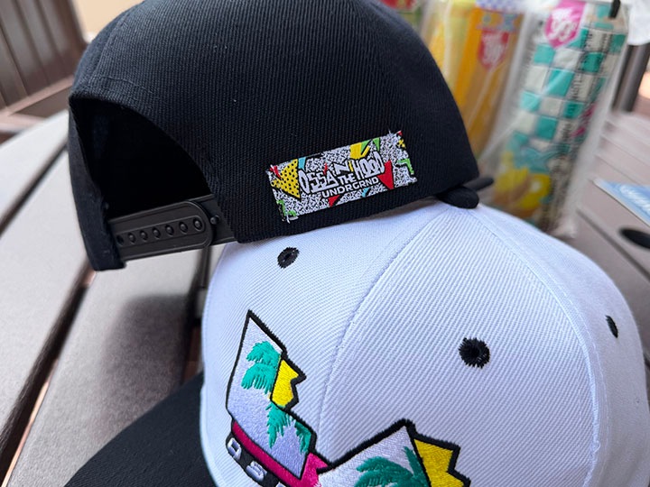OSSANTHEHOOD snapback cap (LA) / black