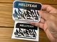 NICETY vinyl glitter sticker (hellyeah)