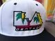 OSSANTHEHOOD snapback cap (LA) / white & black