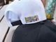 OSSANTHEHOOD snapback cap (LA) / white & black