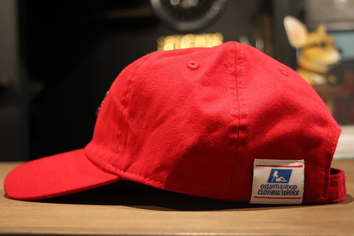 OSSANTHEHOOD dad hat (usps) / red