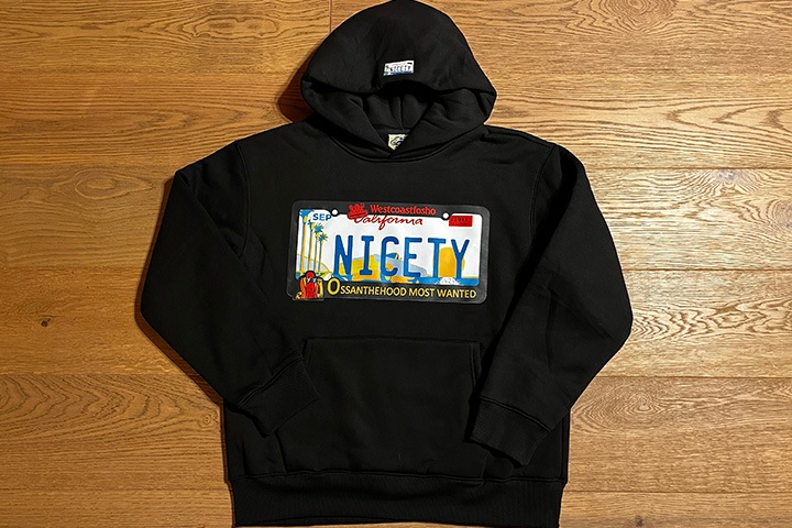 OSSANTHEHOOD 13oz pile hoodie (most wanted) / black