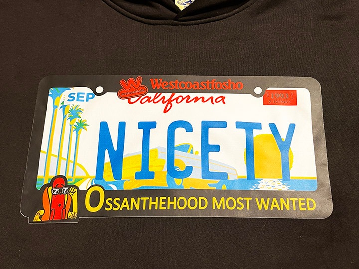 OSSANTHEHOOD 13oz pile hoodie (most wanted) / black