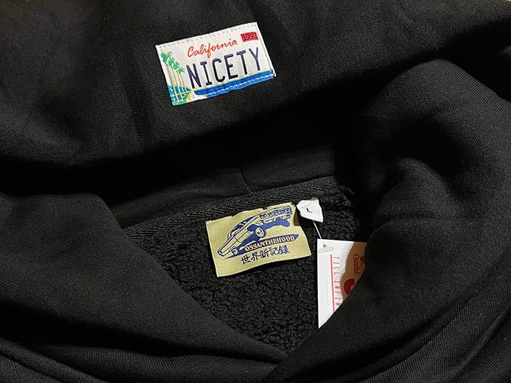 OSSANTHEHOOD 13oz pile hoodie (most wanted) / black