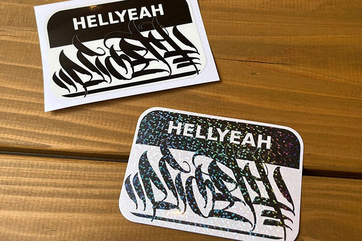 NICETY vinyl sticker 2�祻�å� (hellyeah)