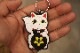 OSSANTHEHOOD pvc keychain (lucky cat)