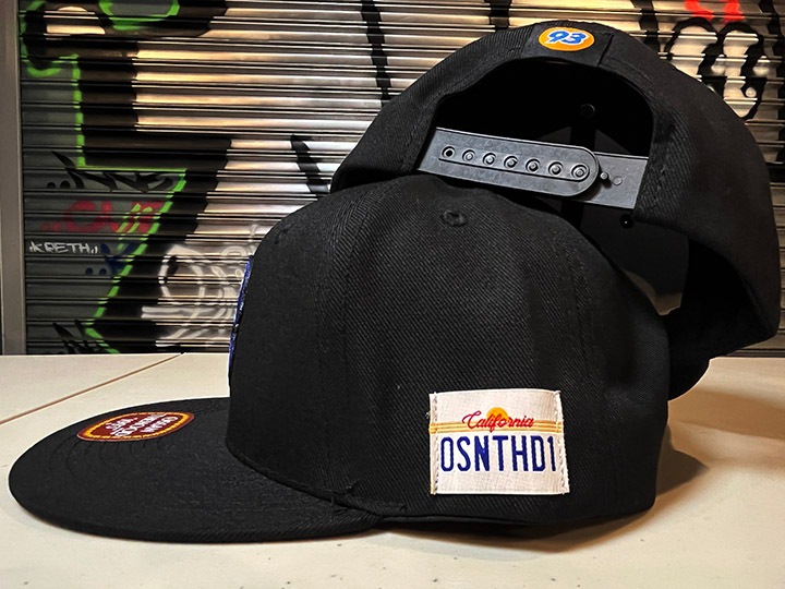 OSSANTHEHOOD snapback cap (joaquin) / black