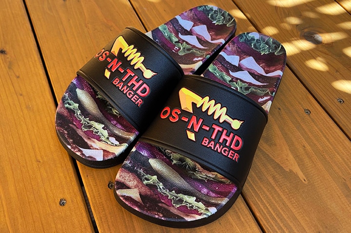 OSSANTHEHOOD AIR slide (banger) / black