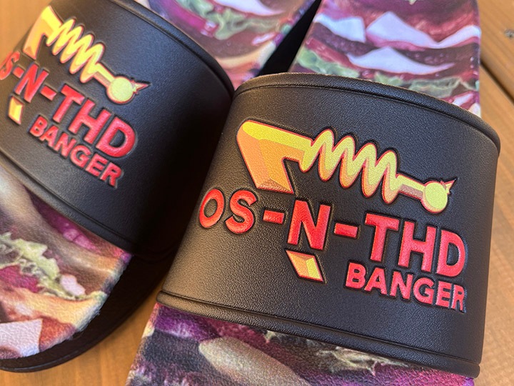 OSSANTHEHOOD AIR slide (banger) / black