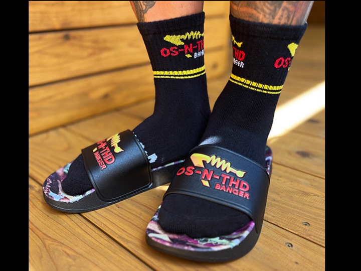 OSSANTHEHOOD AIR slide (banger) / black