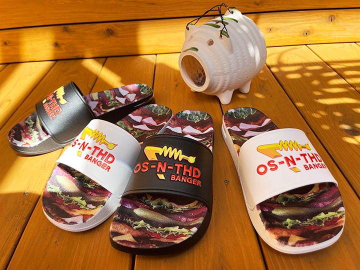 OSSANTHEHOOD AIR slide (banger) / black