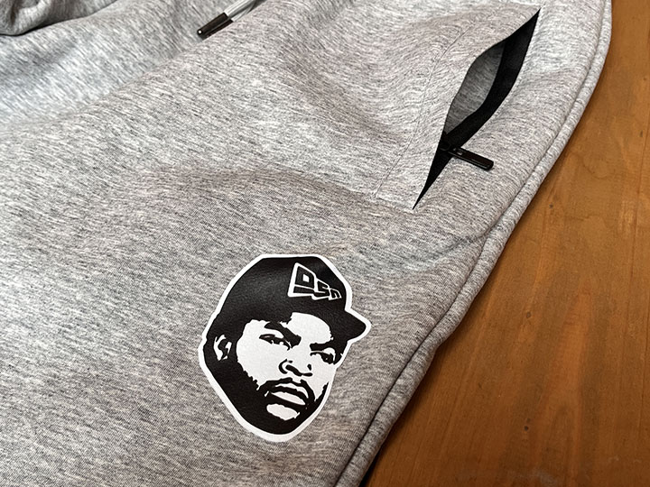 OSSANTHEHOOD blanket jogger pants (og face) heather gray