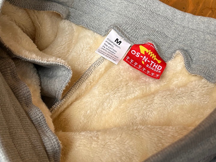 OSSANTHEHOOD blanket jogger pants (og face) heather gray