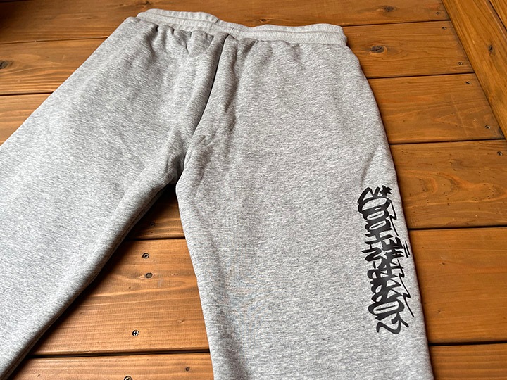 OSSANTHEHOOD blanket jogger pants (og face) heather gray