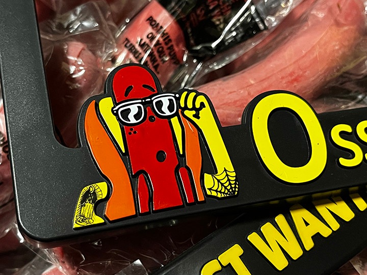 OSSANTHEHOOD license plate frame (most wanted) 2祻å