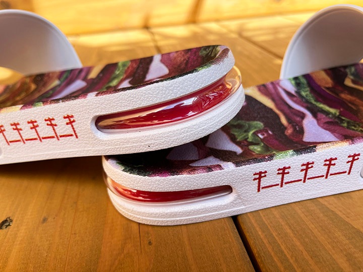 OSSANTHEHOOD AIR slide (banger) / white