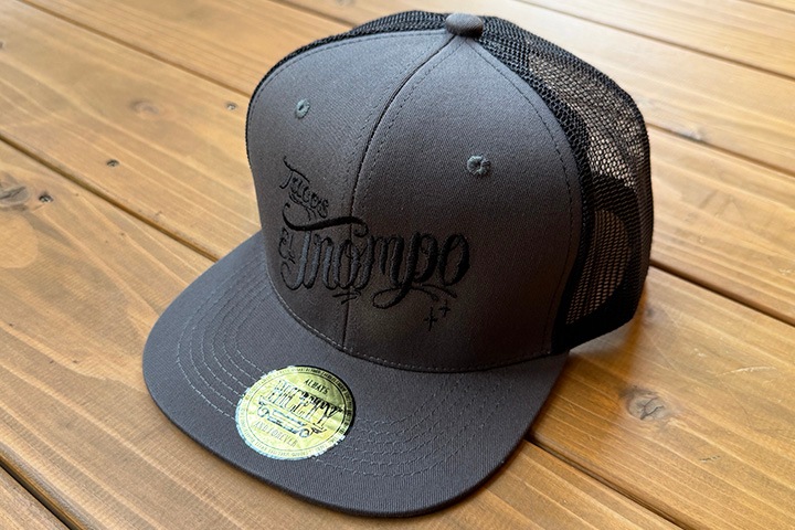 Tacos El Trompo mesh snapback cap / dark gray