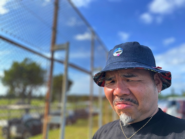 OSSANTHEHOOD С֥bucket hat (joaquin & beers) / denim indigo