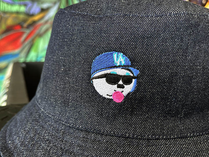 OSSANTHEHOOD С֥bucket hat (joaquin & beers) / denim indigo