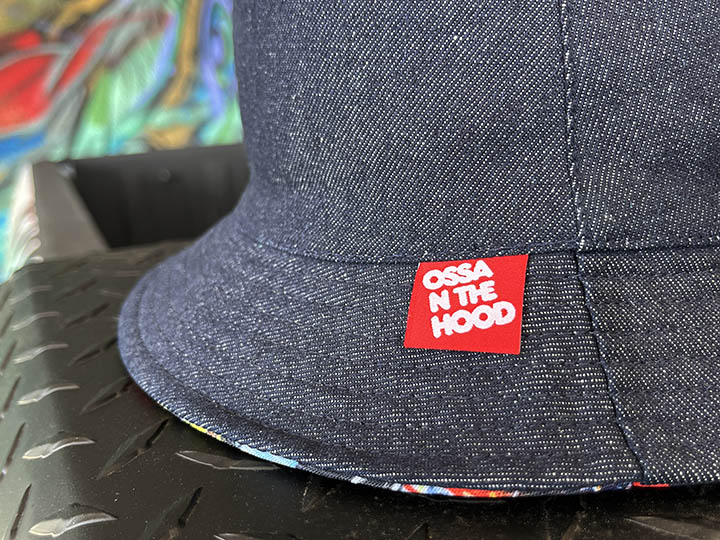 OSSANTHEHOOD С֥bucket hat (joaquin & beers) / denim indigo