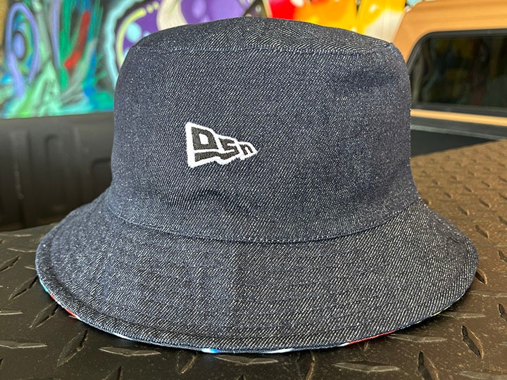 OSSANTHEHOOD С֥bucket hat (joaquin & beers) / denim indigo
