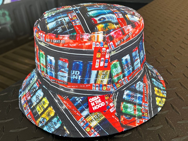 OSSANTHEHOOD С֥bucket hat (joaquin & beers) / denim indigo