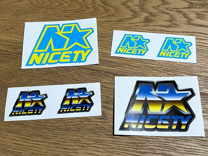 NICETY vinyl sticker (star)