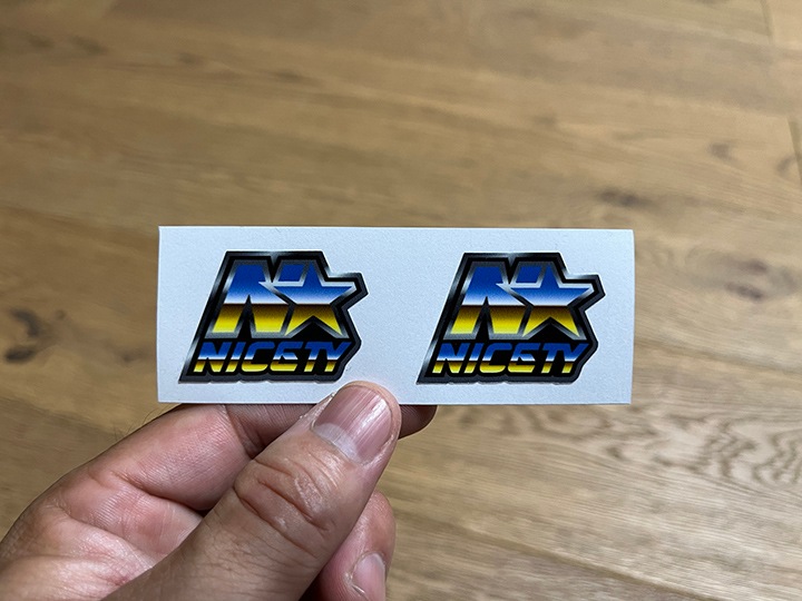 NICETY vinyl sticker (star)