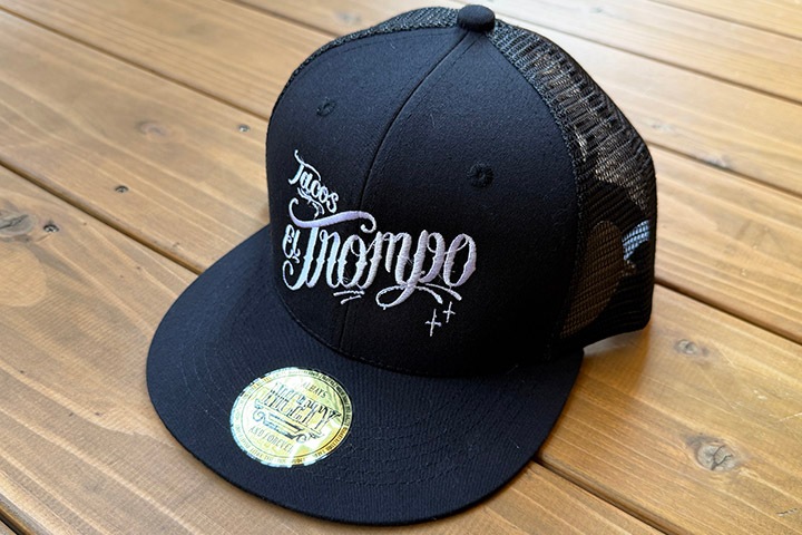 Tacos El Trompo mesh snapback cap / black