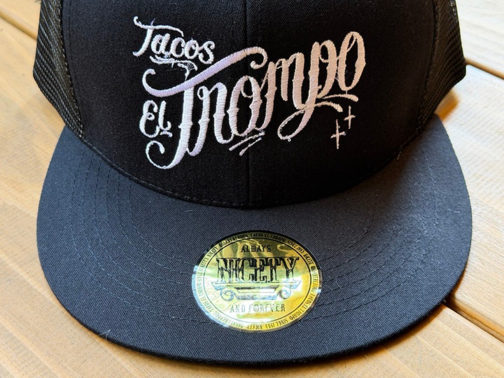 Tacos El Trompo mesh snapback cap / black
