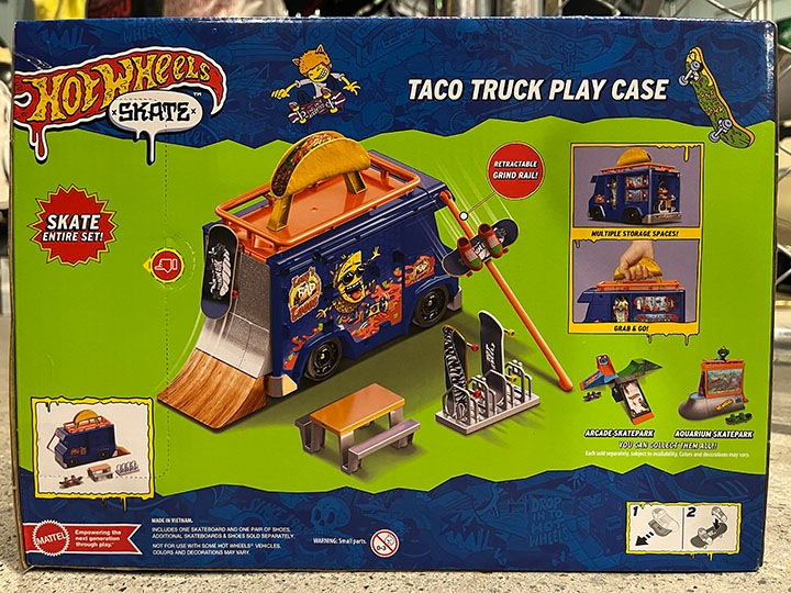 HOT WHEELS taco truck play case