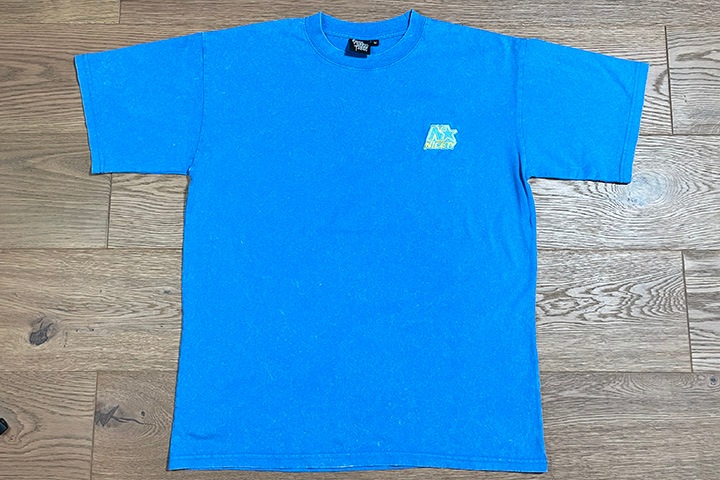 NICETY garment dye Tshirt (star) / blue