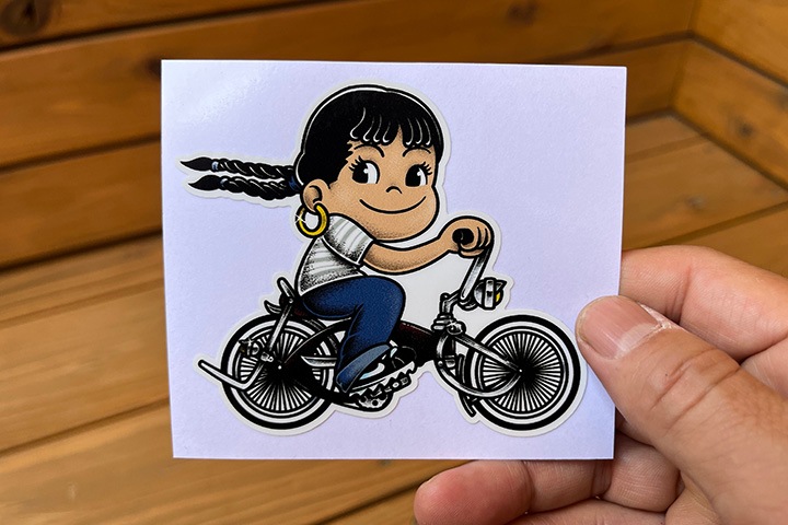 OSSANTHEHOOD vinyl sticker (bike) 