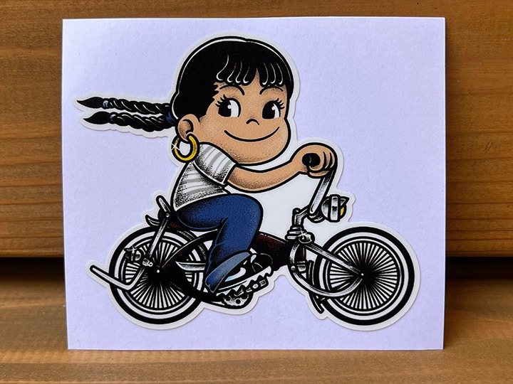 OSSANTHEHOOD vinyl sticker (bike) 