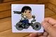 OSSANTHEHOOD vinyl sticker (bike) 