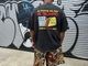 Tacos El Trompo dye washed Tshirt (adobada) / washed black